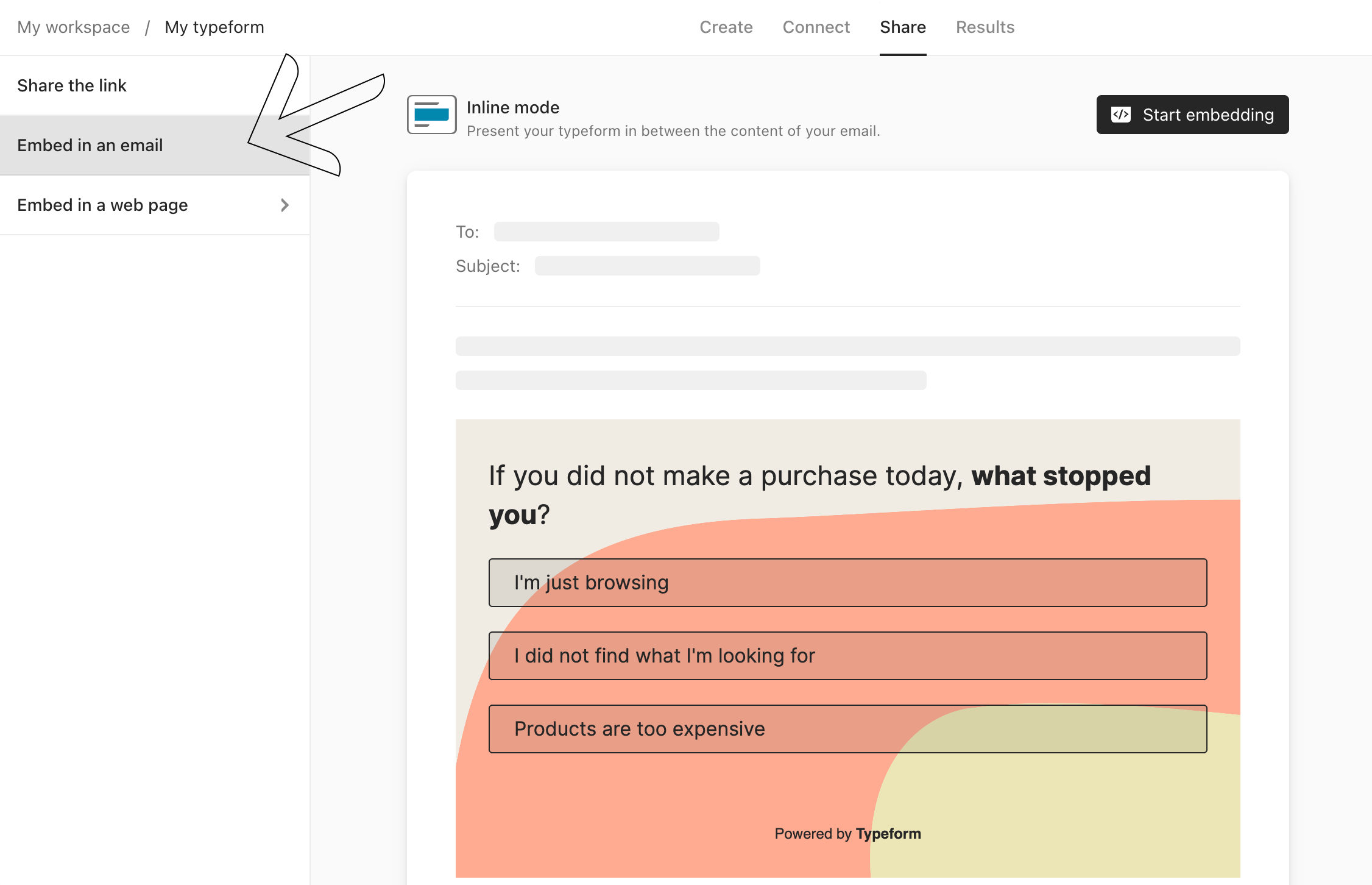 Adding Typeform to your Smart Builder Page – Documentation