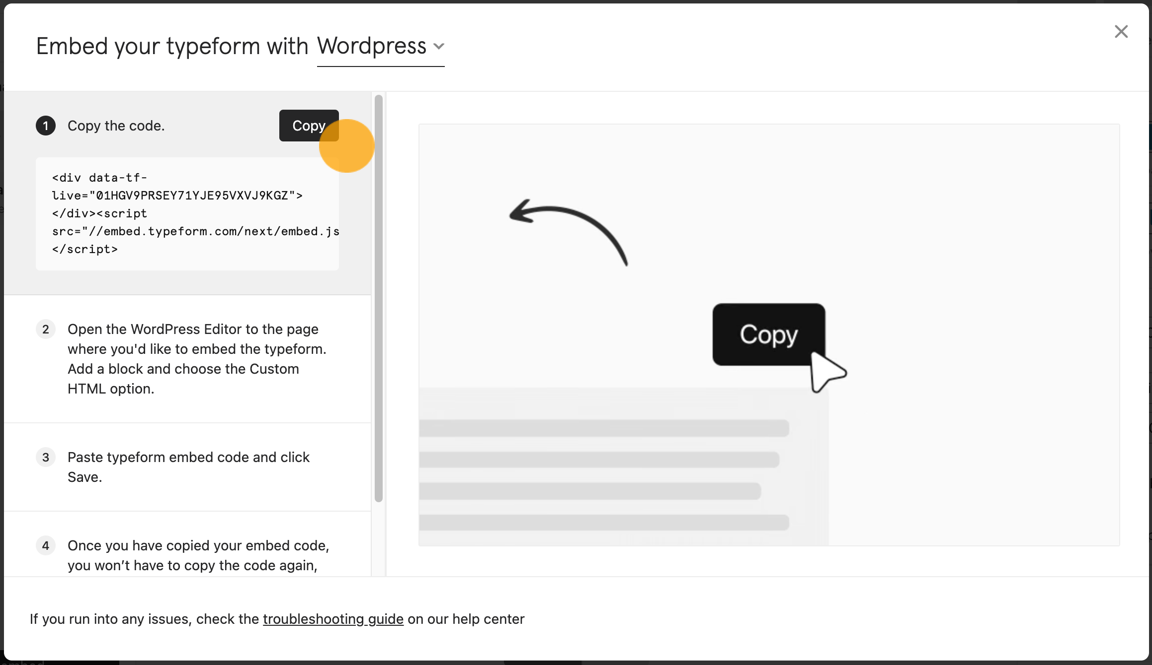 Set up source tracking for HubSpot Help Center Typeform