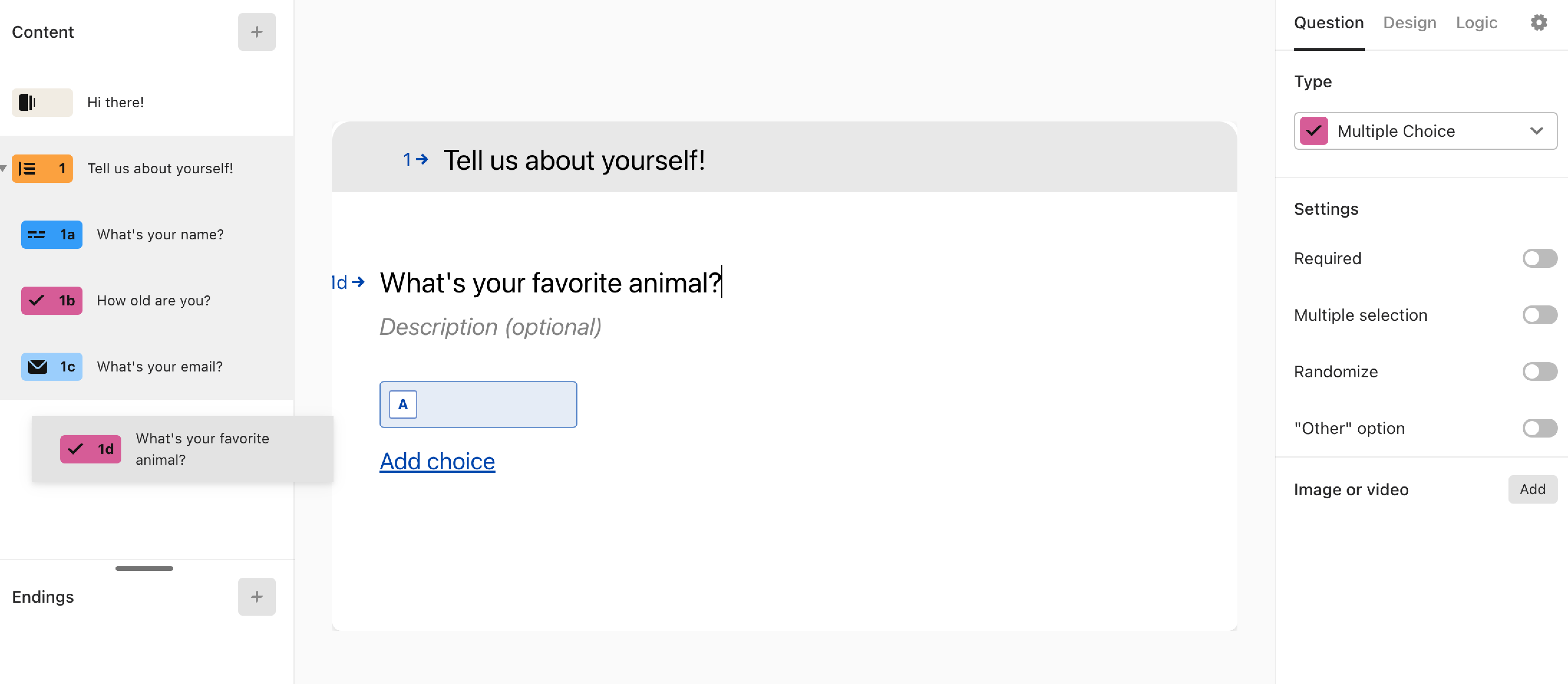 Question Groups Help Center Typeform