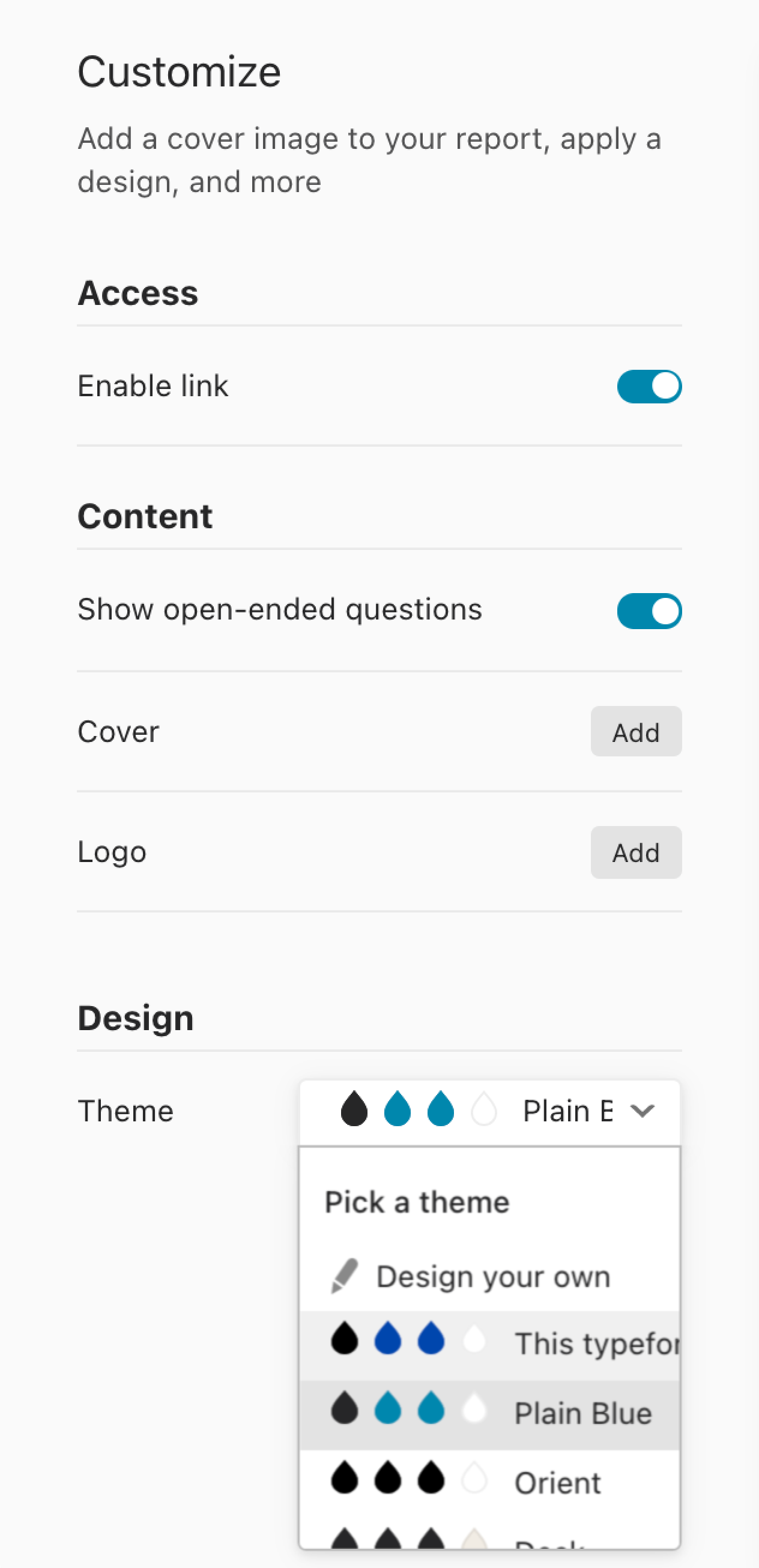 Print your typeform responses - Help Center