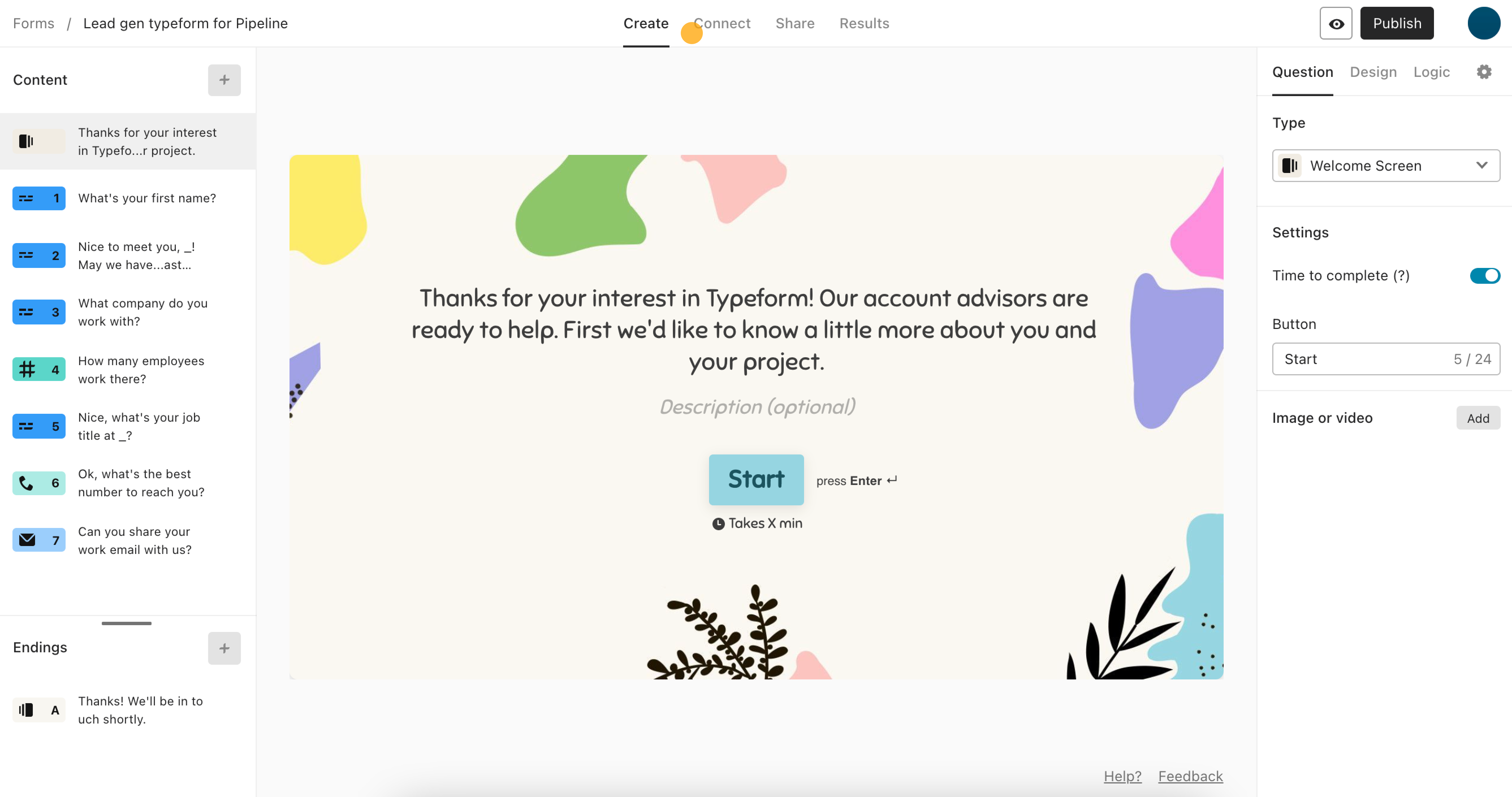 Typeform App Integration - Pipedrive Marketplace