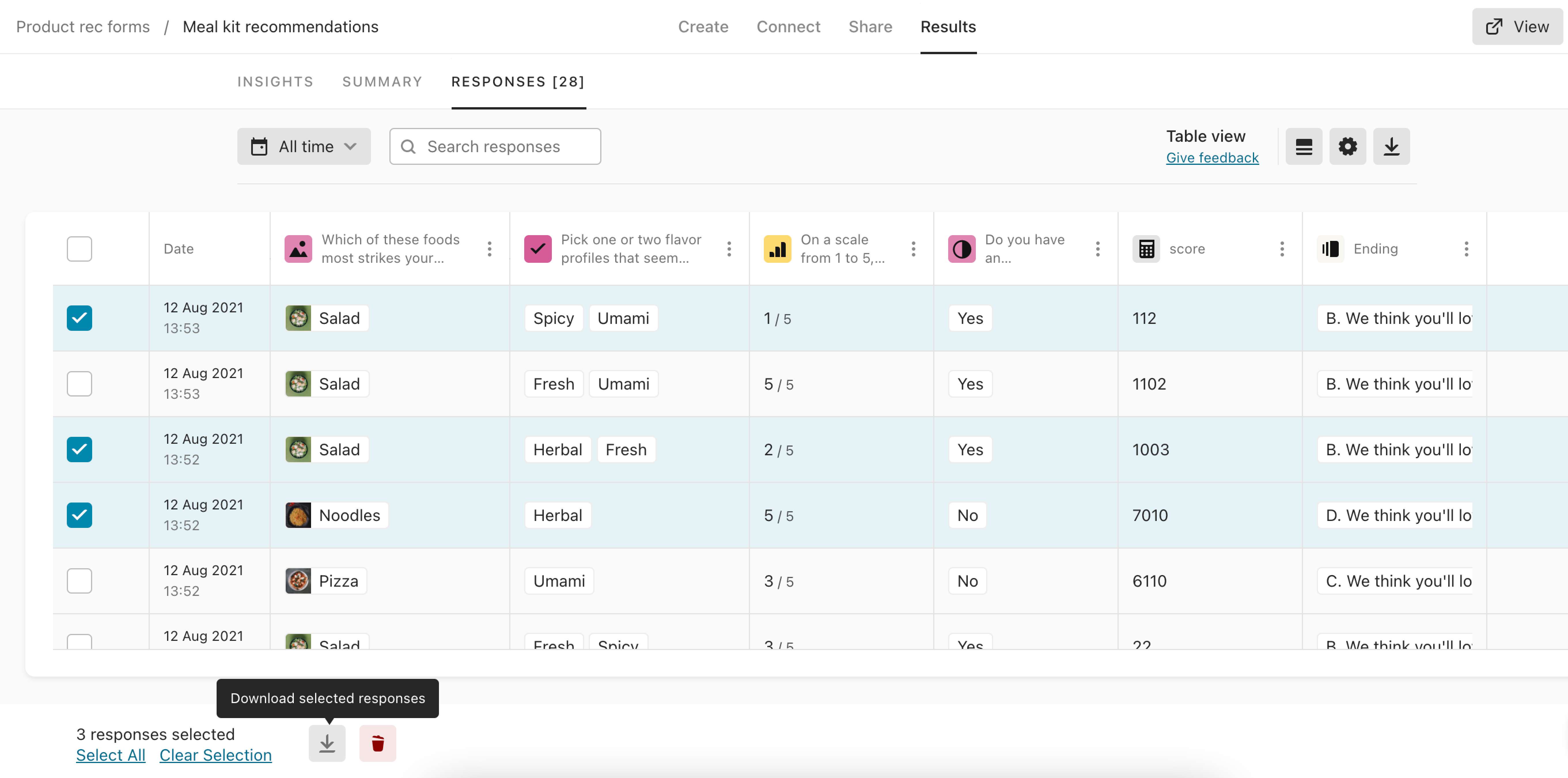 Print your typeform responses - Help Center