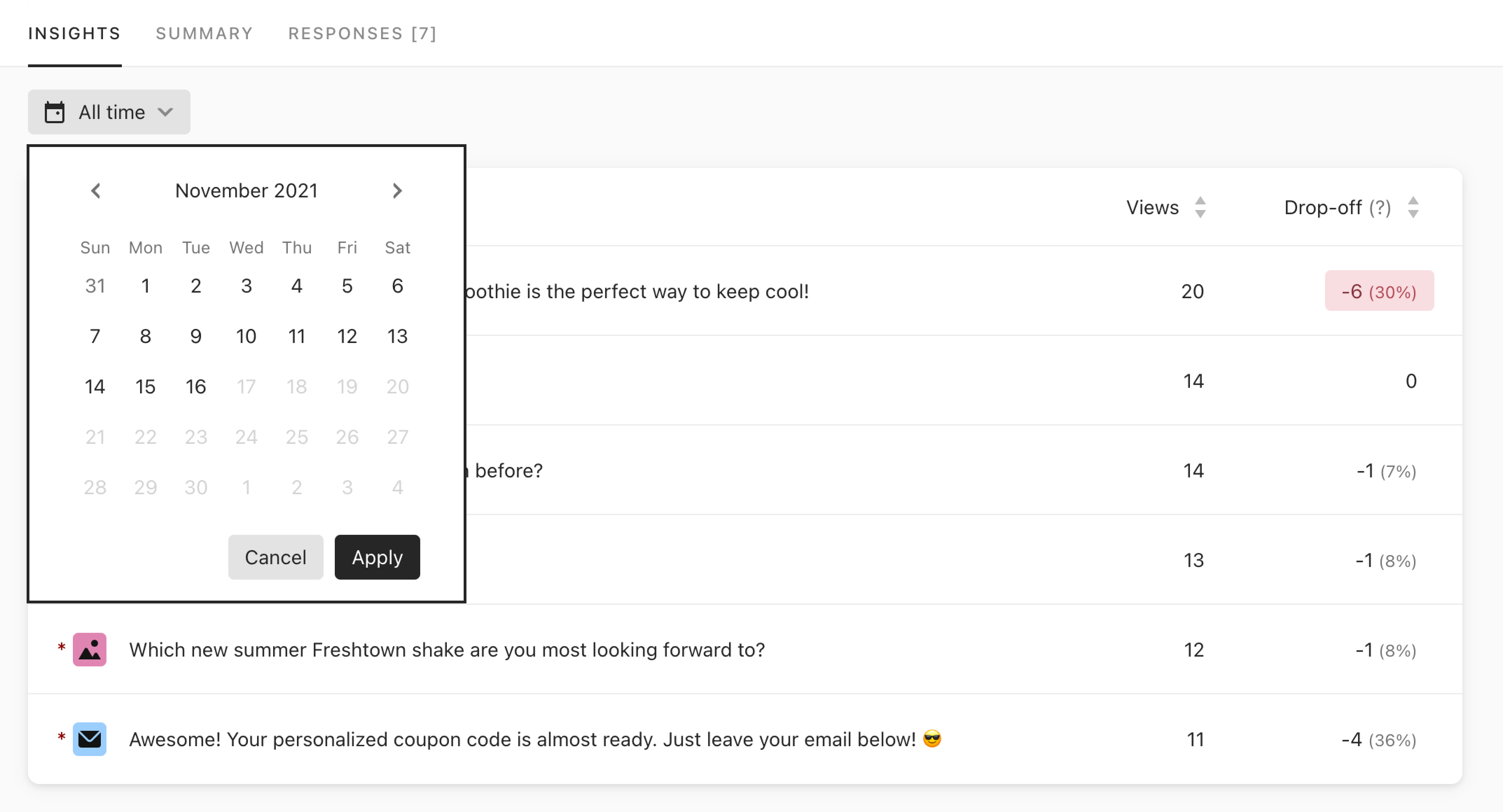 Question Group - Typeform 1.0 (2016) - 4.1 