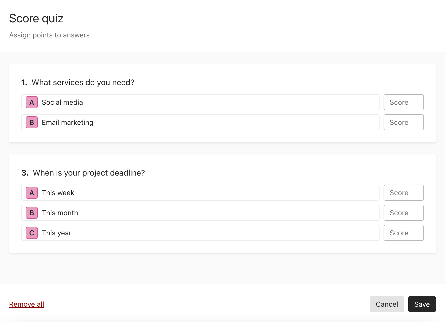 Why doesn't my question work with Logic? Help Center Typeform