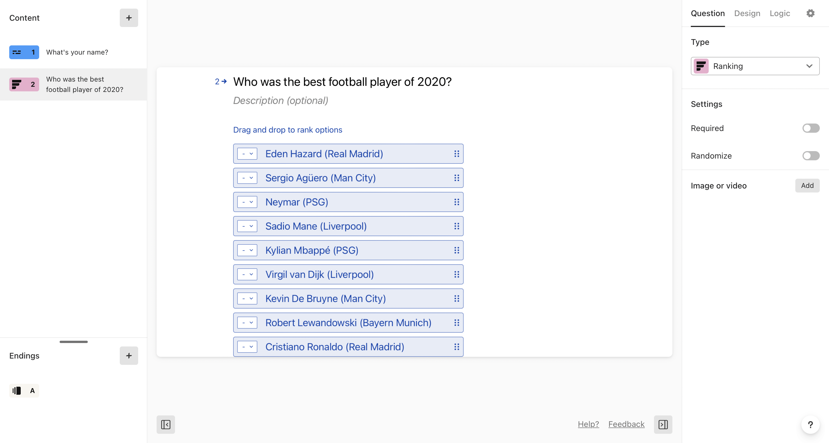 Can You Do Ranking Questions In Google Forms